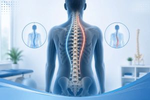 چطور بفهمم انحراف ستون فقرات من راست است یا چپ؟